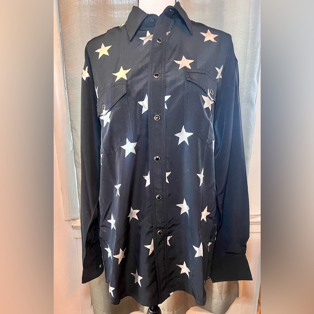Wrangler Black Western Shirt